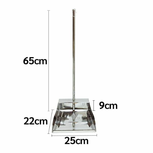 ที่ตักผงสแตนเลสไซส์กลาง