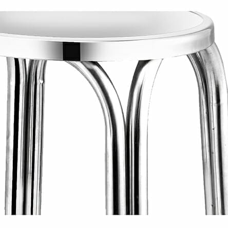 โครงสร้างของเก้าอี้สแตนเลสกลม