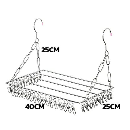 ขนาดราวตากผ้า