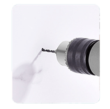 ติดตั้งที่ใส่ทิชชู่ด้วยการเจาะ